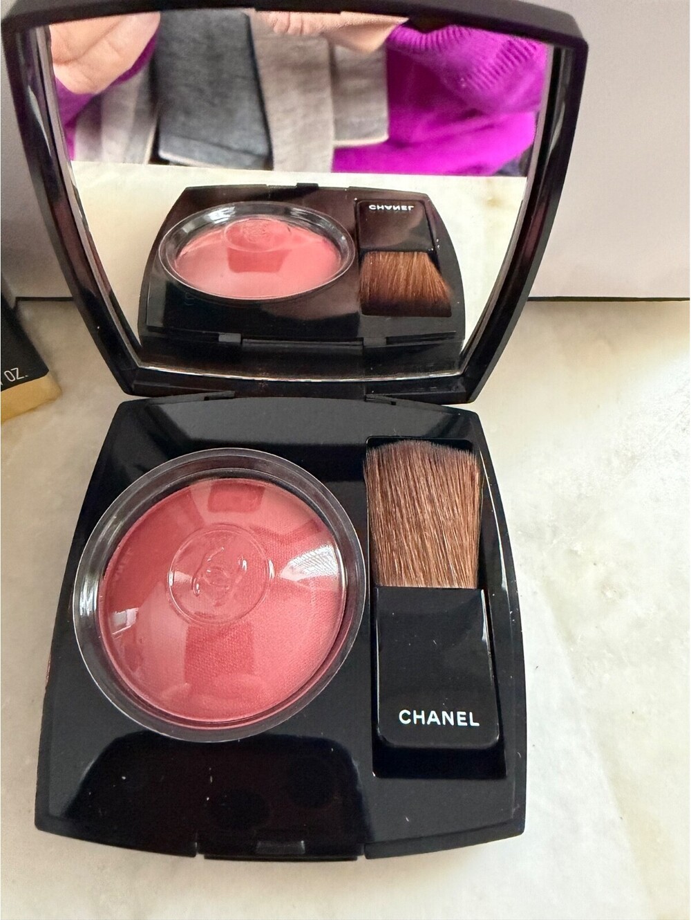 CHANEL Joues Contraste Powder Blush 71 MALICE 6g / 0.21oz - Made in France - NEW - Picture 2 of 5